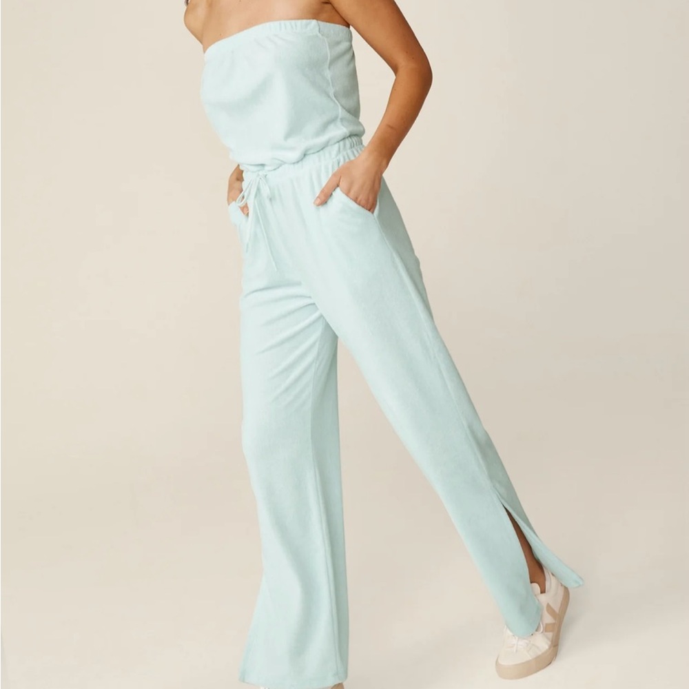 Tropez Jumpsuit - Tropical Waters Color